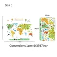 thumbnail image 4 of Vinil Decorativo Infantil H&Jess Mapa Países Animalitos Animados VINIL INFANTIL, 4 of 4