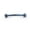Blue, variant on Tongue Barbell Snake Eyes with Cubic Zirconia Stones 16G Anodized Titanuim