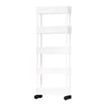 thumbnail image 1 of yingyy Black 3 Tier Storage Cart With Rotatable Wheel For Home Organization Versatile White,5 layers 20cm, 1 of 6