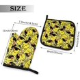 thumbnail image 2 of Funny Rubber Duck with Sunglasses Oven Mitts and Pot Holders Insulated Gloves & Kitchen Counter Safe Mats for Cooking BBQ Baking Grilling (2-Piece Set), 2 of 6