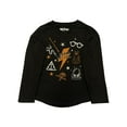 thumbnail image 2 of Harry Potter Girls Black & Orange Halloween Graphic Tee Shirt T-Shirt M (10/12), 2 of 3