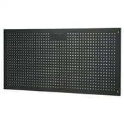 18-Gauge Steel Pegboard, 24 x 48 Inches, Black