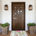 thumbnail image 4 of Kdxio Vintage Wood Background with Floral,16" x 24", Non-Slip Front Door Mats,Outdoor Welcome Mat Washable, 4 of 9
