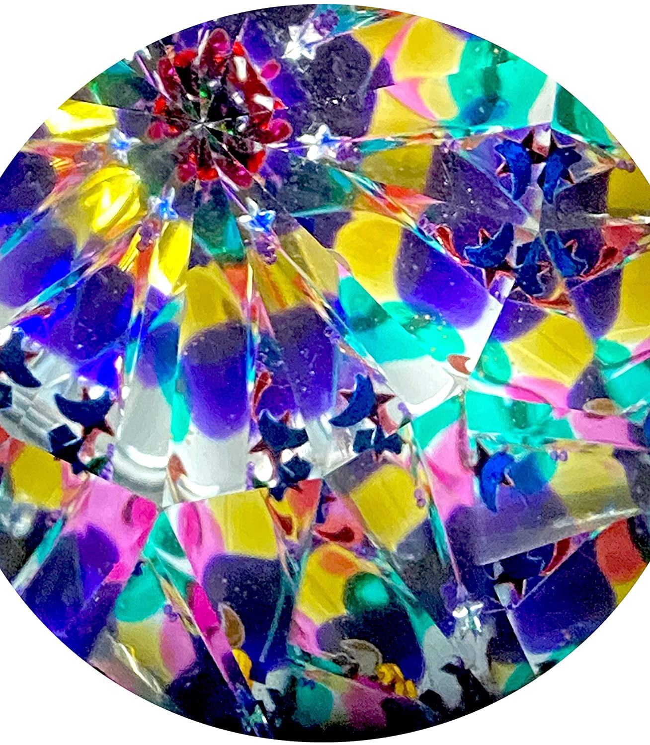 Kaleidoscope with glitter filled . A Wands Kaleidoscope COLORS