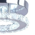thumbnail image 3 of Diisunbihuo Modern Mini Led Chandelier Semi Flush Mount Crystal Lighting(Cool White), 3 of 4