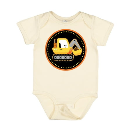 

Inktastic Construction Digger Truck Gift Baby Boy Bodysuit