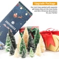 thumbnail image 4 of Árbol de Navidad UROVIBOSCR Mini artificial con base de madera, 4 of 7