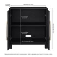 thumbnail image 5 of Evelyn&Zoe Chabot 28" Wide Rectangular Accent Cabinet, Black Grain, 5 of 7