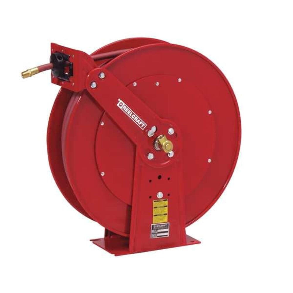 REELCRAFT 81100 OLP 3/8" x 100 ft. Spring Return Hose Reel with Hose 300 psi