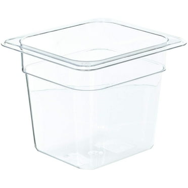 Winco SP7606, 6-Inch Deep One-Sixth Size Polycarbonate Food Pan, NSF