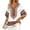 White, variant on Cilsoka Fashion Tops for Women Trendy Plus Size, Women's Ruffle 3/4 Sleeve Floral Tunic Tops V Neck Double Layers Loose Fit Chiffon Flowy Blouses Shirt, Floral Print Tshirts
