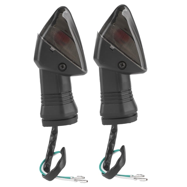 Luz LED de intermitente para motocicleta, lente ahumada de 12V, compatible con Kawasaki Ninja ZX-6R/KLE/KLR/Z750S, 2 uds. Jadeshay A