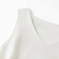 thumbnail image 7 of Ashirexll Tank Tops for Women, Summer Tops for Women, Fashion Casual V-Neck Solid Color Loose Sleeveless Summer Top, 7 of 7