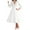 White, variant on Christmas Dresses for Womens Furry V-Neck Print Vintage Long-Sleeved Party Dress Santa Fancy Outfits