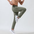 thumbnail image 6 of WRKEKC Casual Pants for Men Solid Color Stretch Lightweight Breathable Loose Fit Trousers Comfortable Daily Outdoor Summer Casual Pants, 6 of 9