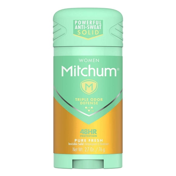 Mitchum pour Femmes Contrôle Avancé Antisudorifique Désodorisant Invisible Solide Pure Fraîcheur 2,70 oz (Lot de 6)