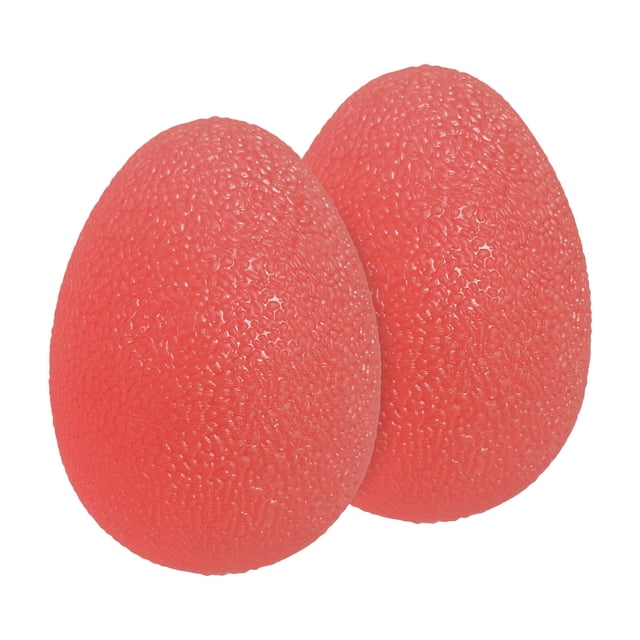 Uxcell Hand Exercise Balls, Squeeze Balls Stress Ball for Adults Grip Strengthening Occupational Equipment Pink