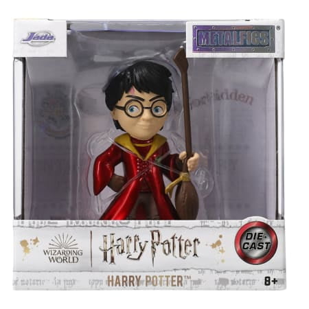Harry Potter with Broom Wizarding World Figure Metalfigs Diecast Collectible Figure 2.5 in
