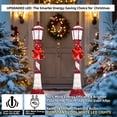 thumbnail image 2 of Starfree 60-inch Outdoor Christmas Yard Decoration Outdoor Lighted Lamppost Christmas Street Lamp Holiday Decoration LED Lamp Post for Lawn, 2 of 8