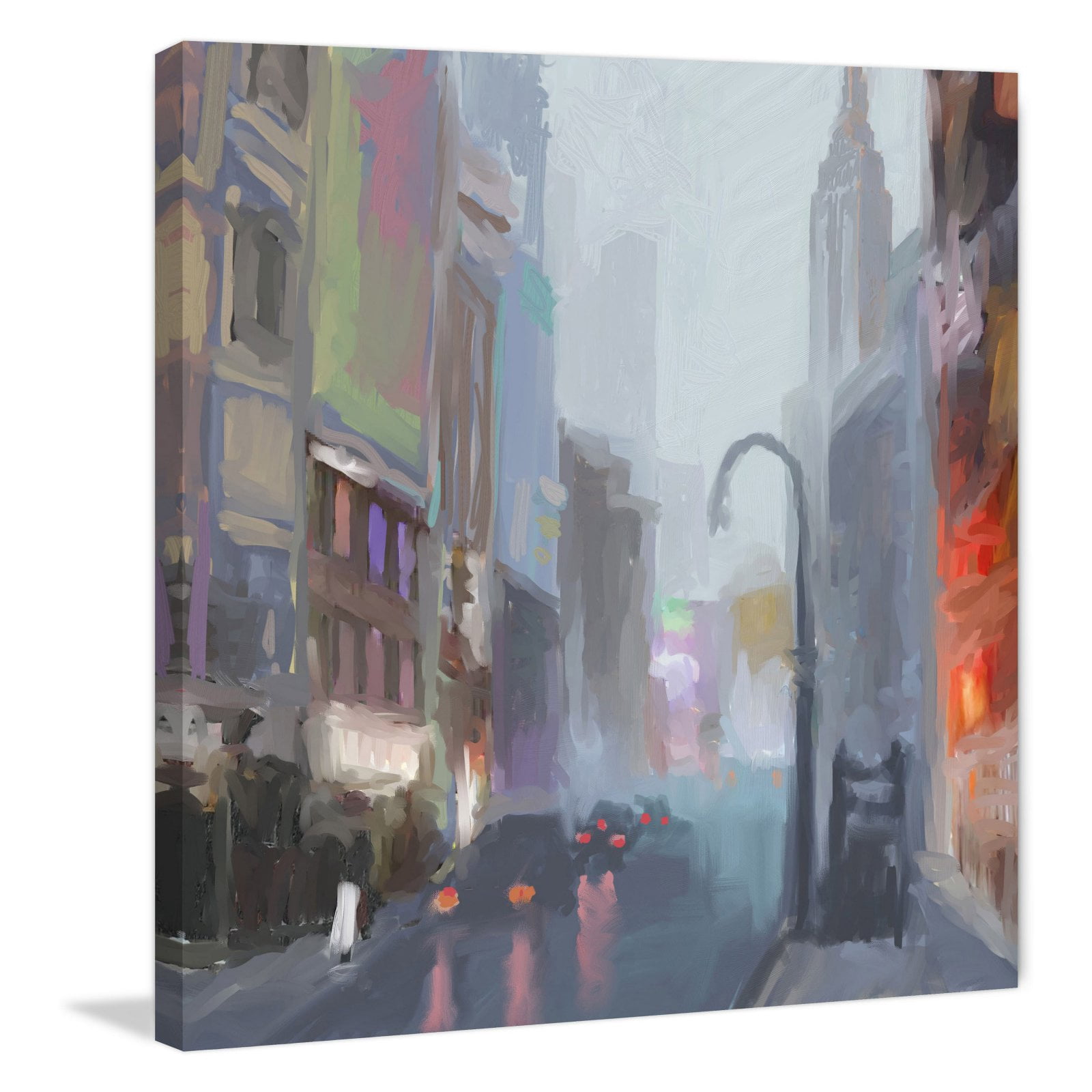 Marmont Hill NY Street Lamp Painting Wall Art Print