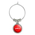 thumbnail image 1 of Karla I Love Heart Wine Glass Charm, 1 of 1