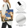 thumbnail image 2 of Japuie Cows Cattles Print Shoulder Bag,Top Handle Shoulder Purses and Handbags,Tote Shoulder Bag for Women,Ideal for Shopping, Work, and School, 2 of 7