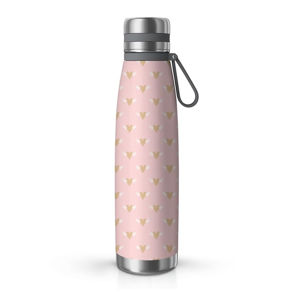 Modern 29oz Stainless Steel Insulated Thermos with Tea Filter, 360° Printed Travel Bottle, Leakproof BPA-Free Flask with Anti-Slip Base, 304 Inner & 201 Outer, Vacuum Cup