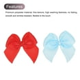 thumbnail image 4 of Uxcell 100Pcs Mini Ribbon Bows 1" Mini Fabric Satin Ribbon Flower Bows Red & Blue, 4 of 4