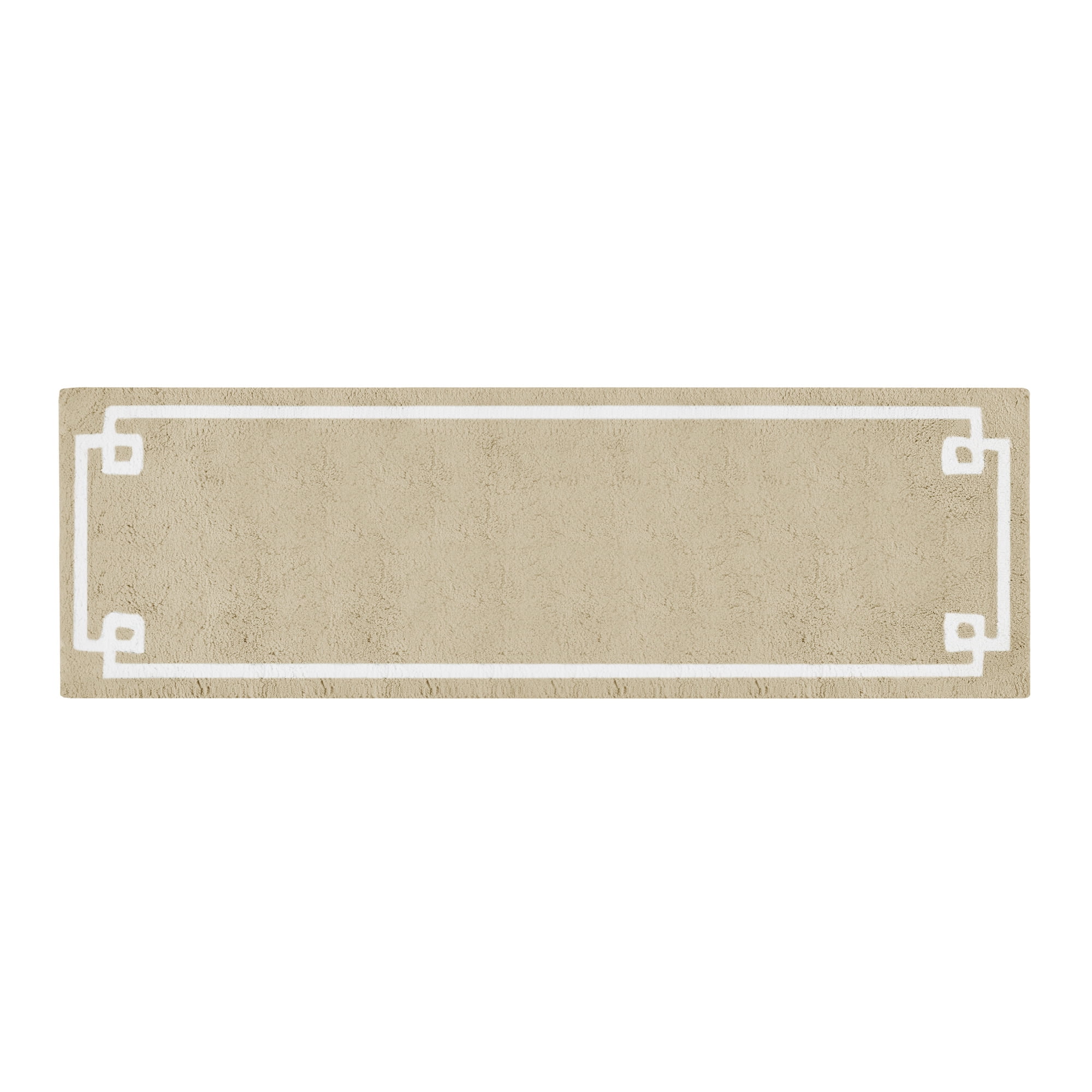 Madison Park Evan 24x72" Cotton Tufted Bath Rug - Taupe