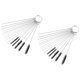 thumbnail image 3 of Carburetor Cleaner Cleaning Brushes Kit, Small Wire Brush - 20 Needles + 10 Brushes, 3 of 5