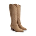 thumbnail image 5 of DREAM PAIRS Women's Knee High Cowboy Boots Classic Embroidered Western Boots with Pointed Toe Flexible Non-Slip Chunky Heel Boots, 5 of 6
