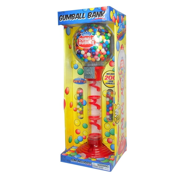 36 inch Metal Spiral Fun Gumball Bank w/200pcs Gumballs