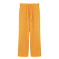 thumbnail image 1 of IDALL Lounge Pants Women Business Casual Pants Ladies' Fashionable And Simple Spring And Versatile Drawstring Casual Pants Wide Leg Pants Woman Summer Pants Gold M, 1 of 3