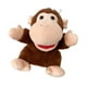thumbnail image 1 of Guantes de cabeza, marioneta de mano para niños, juguete de peluche de animal imaginativo, mano rellena mono, 1 of 9