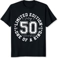 thumbnail image 2 of 100% Cotton Limited Edition Vintage 50 Years Old 1976 One Of A Kind Matured Years Birthday Gift For Women Men T-Shirt, 2 of 5