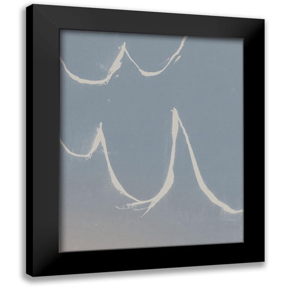 Green, Jacob 12x14 Black Modern Framed Museum Art Print Titled - Sailing Scrawl I