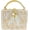 White, variant on Small  Shoulr Bag for Women,signer Flower Crossbody Totes Bag,Rhinestones Evening Box Handbags