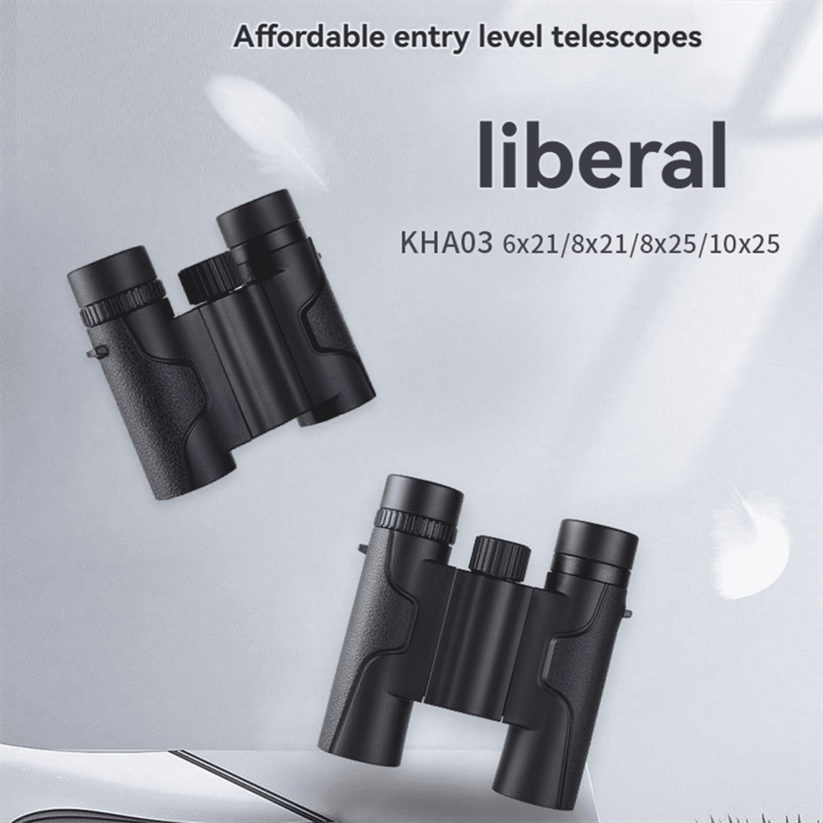10x25 Binoculars are Suitable for Children and Adults, Bird Watching, Hunting, Camping and Star Watching.,1 x telescope,Black