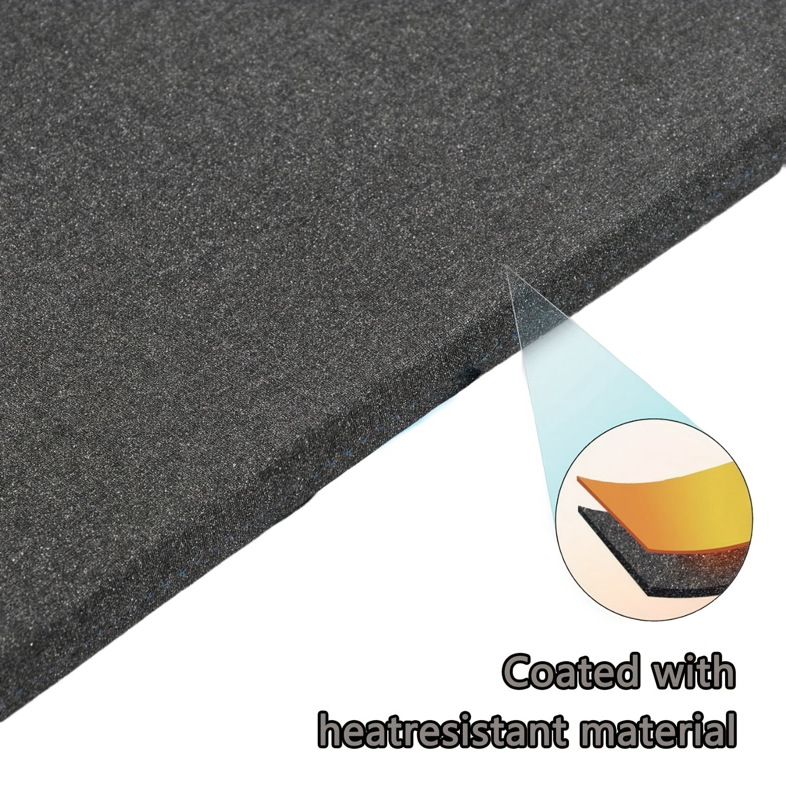 Foldable Heat Press Mat for HTV Crafts, Easy Pressing Heat Resistant Protective Mat, Craft Vinyl Iron-On Insulated Transfers