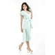 thumbnail image 2 of Vestido Midi Escote V Roman Fashion Juvenil Verde Claro 288, 2 of 5