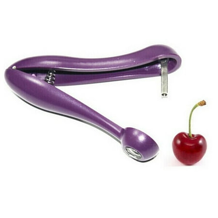 

NICEXMAS Cherry and Olive Pitter Corer Stone Remover Fruit Seeder Fruit Separator (Random Color)