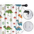 thumbnail image 4 of Blackout Kids Curtains,Colorful Dinosaurs Mushrooms Pattern Childrens Insulated Curtains Set Of 2,Bedroom Essentials,Toddler Room Decor 52"x63", 4 of 5