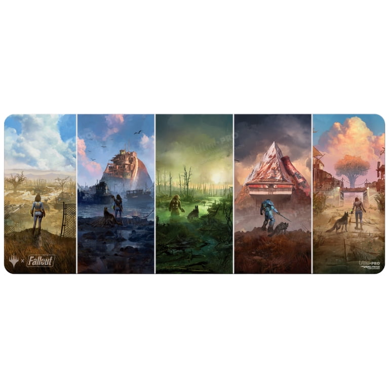 Fallout® Wasteland Basic Lands Medley 6ft Table Playmat for Magic
