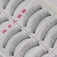 thumbnail image 3 of 10 Pairs Natural Fashion Eyelashes Eye Makeup Long False Lashes Sparse, 3 of 5
