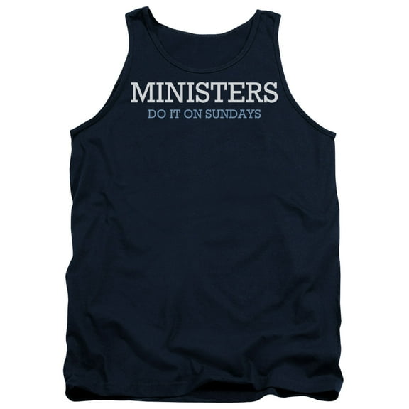 - Ministers Do It - Tank Top - Large