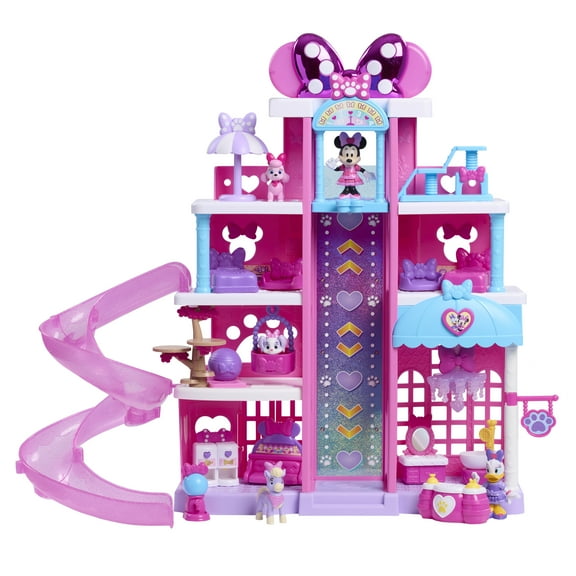 Disney Junior Minnie Mouse Pet Hotel Playset, 21 Inch Playset, Girls Toy for Ages 3 up