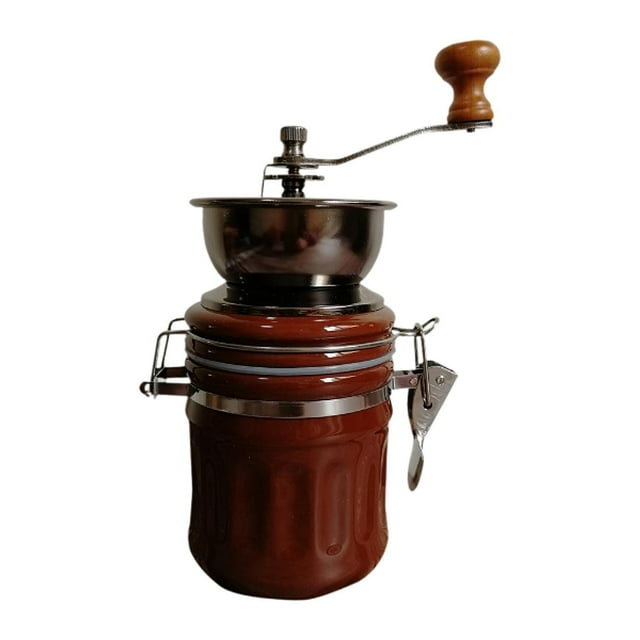 GROWTH TANK Moulin à Café Portable pour Grains de Café pour Bureau Marron