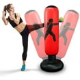 thumbnail image 2 of Saco de boxeo inflable Saco de boxeo de pie de 160 cm para niños adultos Sacos de boxeo de pie Equipo de entrenamiento para practicar Taekwondo, Karate ... Adepaton LKX-1662-2, 2 of 7