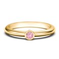 thumbnail image 1 of Ensemble de Bagues avec Pierre de Naissance - Tourmaline Rose (Octobre), 1 of 4