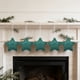thumbnail image 5 of Colgante decorativo en forma de estrella | Juego de 5 adornos colgantes de vidrio marino multicolor | Tela reciclada ecológica | Idea de regalo para cumpleaños Navidades Inauguración de casa | 12,5, 5 of 7